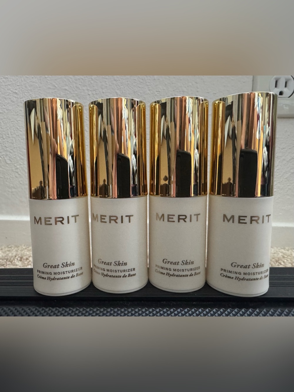 Merit Great Skin Priming Moisturizer — Cream & Gold